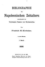 Cover of: Bibliographie des Napoleonischen Zeitalters