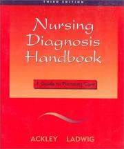 Cover of: Nursing diagnosis handbook: a guide to planning care