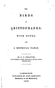 Cover of: The  Birds of Aristophanes by Aristophanes