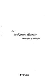 Cover of: Bjørnstjerne Bjørnson: hans barndom og ungdom...