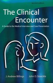 Cover of: clinical encounter | J. Andrew Billings