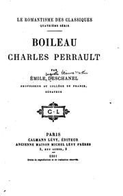 Cover of: Boileau, Charles Perrault