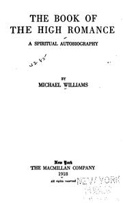 Cover of: book of the high romance | Michael Williams
