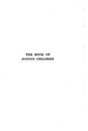 Cover of: The book of joyous children