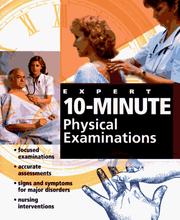 Cover of Mosby's Expert 10-Minute Physical Examinations by mosby