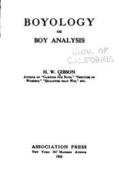 Cover of: Boyology: or, Boy analysis