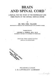 Cover of: Brain and spinal cord | Emil Villiger