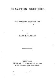 Cover of: Brampton sketches: old-time New England life