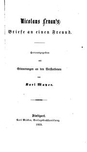 Cover of: Briefe an einen Freund.