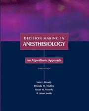 Cover of: Decision Making in Anesthesiology: An Algorithmic Approach (Decision Making)