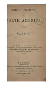 Cover of: British colonies in North America. by Society for promoting Christian knowledge, London