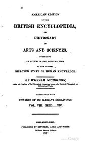 British encyclopedia by Nicholson, William