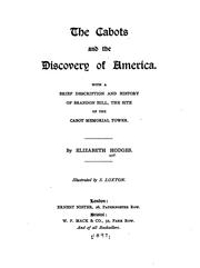 Cover of: The Cabots and the discovery of America. by Elizabeth Hodges