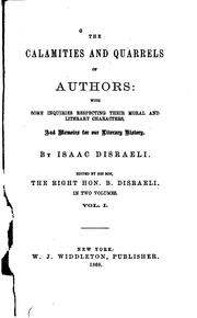 Cover of: The calamities and quarrels of authors by Benjamin Disraeli