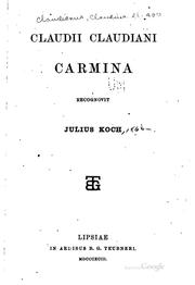 Cover of: Carmina. by Horace