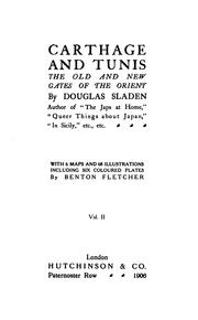 Cover of: Carthage and Tunis | Douglas Sladen