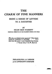 Cover of: The charm of fine manners