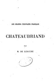 Cover of: Chateaubriand