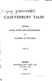 Cover of: Chaucer's Canterbury tales by Geoffrey Chaucer
