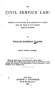 Cover of: The civil service law