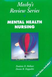 Cover of: Mental Health Nursing (Mosby's Review Series) by Paulette D. Rollant, Denise B. Deppoliti