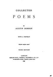 Cover of: Collected poems. by Austin Dobson