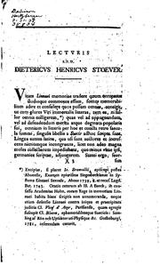 Cover of: Collectio epistolarvm quas ad viros illustres et clarissimos scriptsit Carolus a Linné.: Accedunt opuscula pro et contra virum immortalem scripta, extra sueciam rarissima.