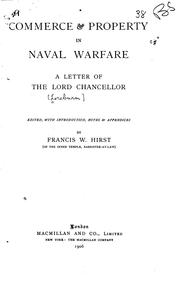 Cover of: Commerce & property in naval warfare by [Loreburn, Robert Threshie Reid 1st earl]