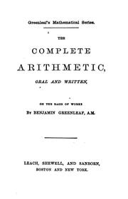 Cover of: The complete arithmetic by Henry Bartlett Maglathlin