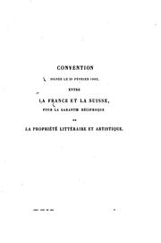 Cover of: Convention conclue