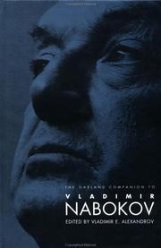 Cover of: The Garland companion to Vladimir Nabokov by edited by Vladimir E. Alexandrov.