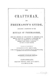 Cover of: Craftsman and Freemason's Guide