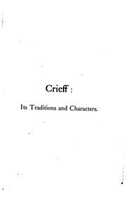 Cover of: Crieff