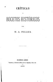 Cover of: Críticas y bocetos históricos