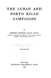 Cover of: The Cuban and Porto Rican campaigns