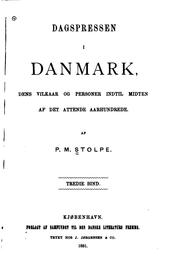 Cover of: Dagspressen i Danmark