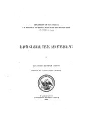 Cover of: Dakota grammar texts by Riggs, Stephen Return