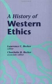 Cover of: A History of Western ethics