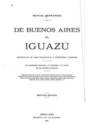 Cover of: De Buenos Aires al Iguazú