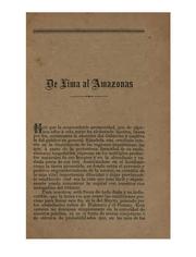 Cover of: De Lima al Amazonas vía Mayro by Arana, Benito