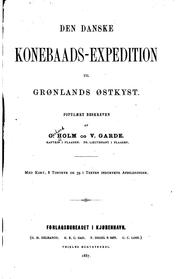 Cover of: Danske konebaads-expedition til Grøonlands øostkyst.