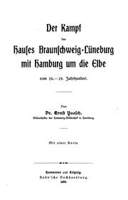 Cover of: kampf der hauses Braunschweig-Lüneburg mit Hamburg um die Elbe vom 16.-18. jahrhundert.