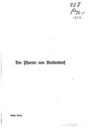 Cover of: Der pfarrer von Breitendorf.