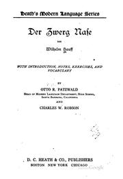 Cover of: Der zwerg Nase by Wilhelm Hauff, Wilhelm Hauff