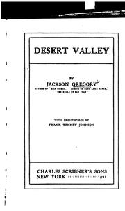 Cover of: Desert Valley by Jackson Gregory