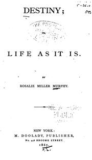 Cover of: Destiny by Murphy, Rosalie (Miller) Mrs