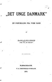 Cover of: "Det unge Danmark"