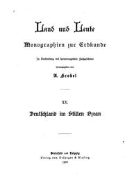 Cover of: Deutschland im Stillen ozean by Wegener, Georg