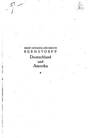 Cover of: Deutschland und Amerika