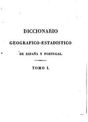 Cover of: Diccionario geografico-estadistico de España y Portugal